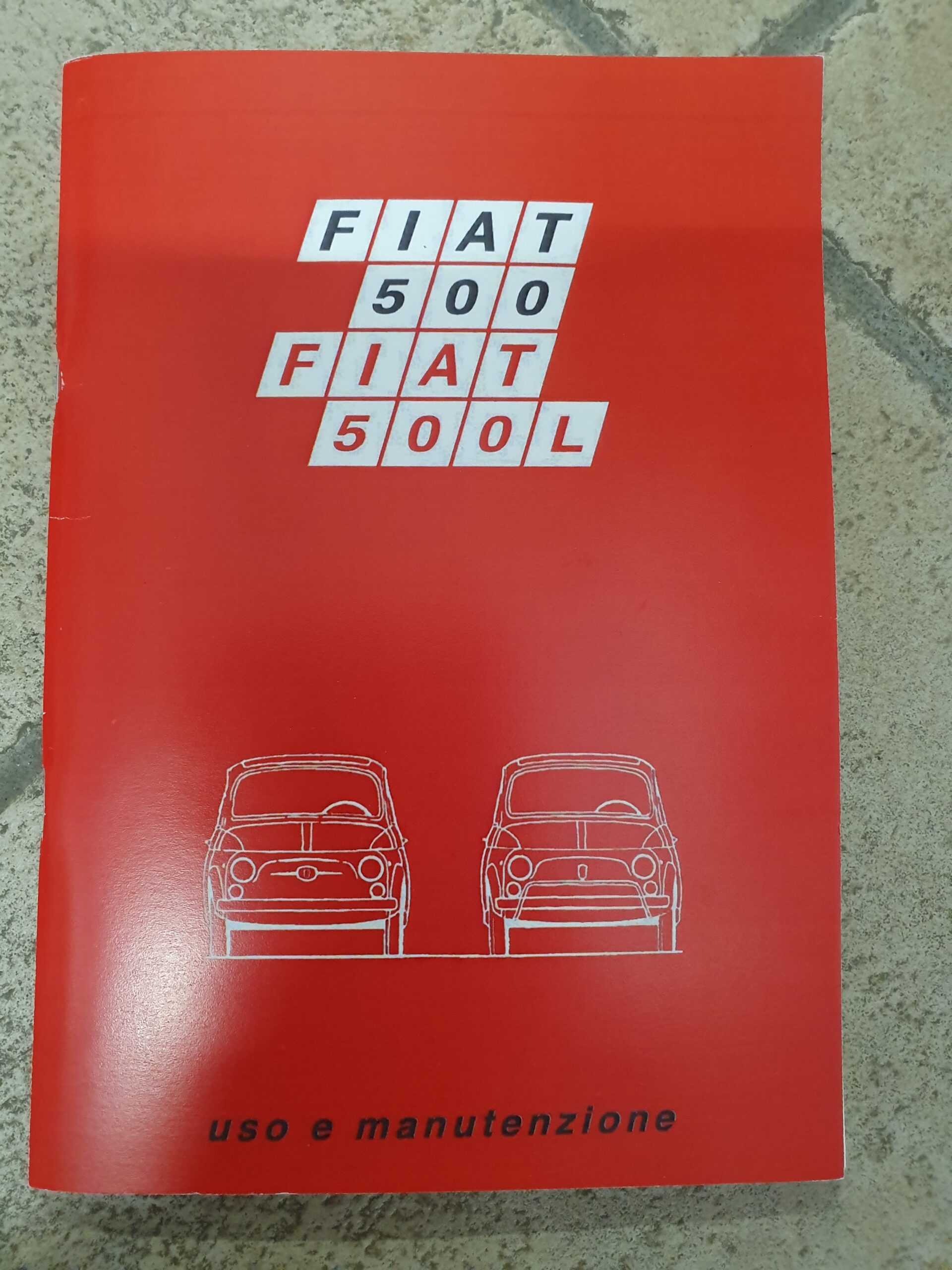 Libretto Uso E Manutenzione Fiat 500 R - Copia Conforme All'Originale -  Elvezio
